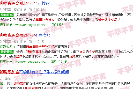 汕头卵巢*会导致不孕吗